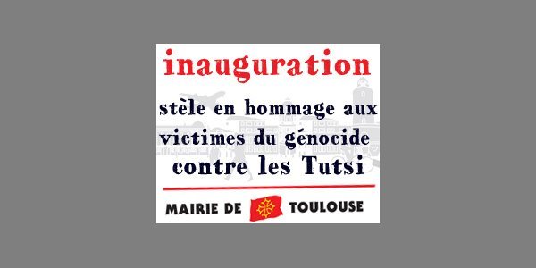 Image:Rwanda : inauguration d'une stèle commémorative à Toulouse