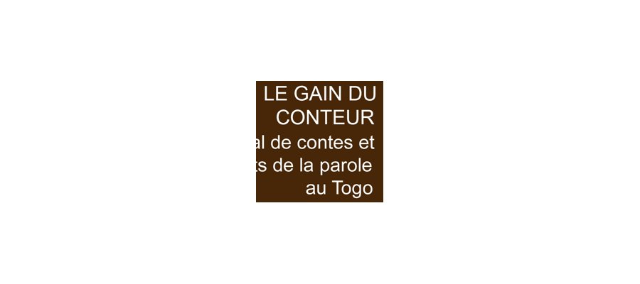 Image:Le Gain du Conteur : contes, légendes et mythes du Togo