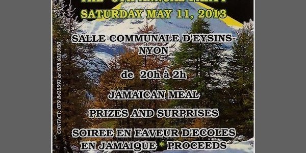 Image:11 mai: Fête annuelle & collecte de fonds de l'association Jamaïquaine en Suisse