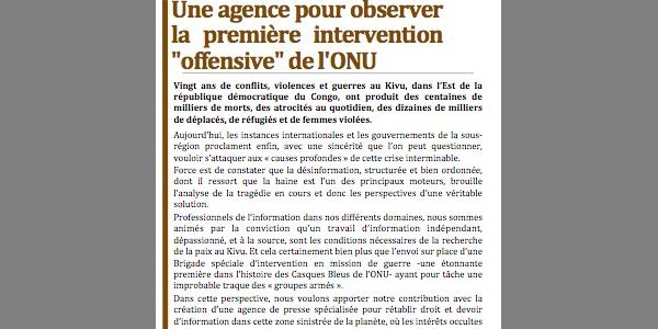 Image:Kivu : Une agence pour observer la première intervention « offensive » de l'ONU