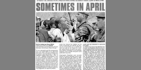 Image:Le silence de la justice : Génocide des Tutsis du Rwanda / Soirée-débat