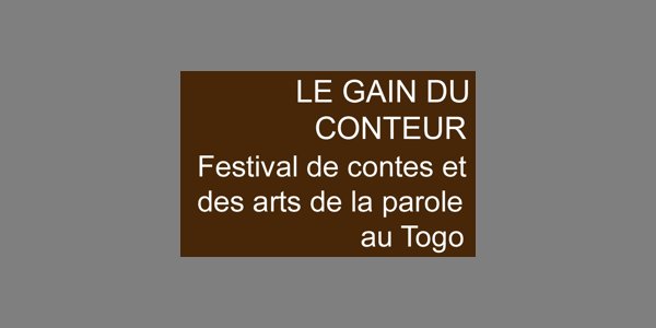 Image:Festival : Le Gain du Conteur – 4eme édition